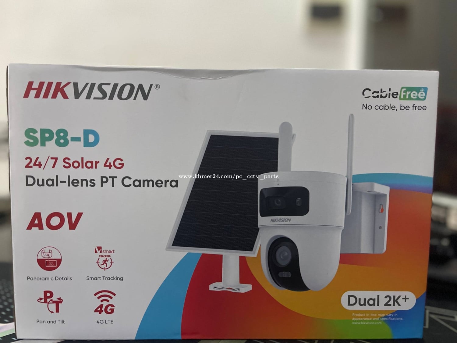 DS-2CFSP8-D/4G 8MP 24/7 Solar 4G Dual-lens PT Camera