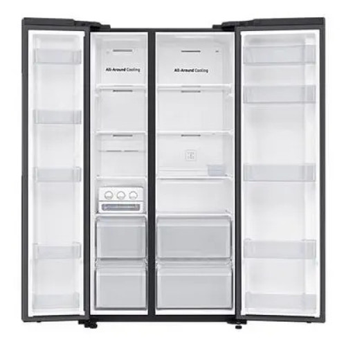 ទូទឹកកកទ្វារពីរ (Side-by-Side) Refrigerator Samsung RS62R5001B4 សម្រាប់តម្រូវការប្រើប្រាស់ខ្នាតធំ