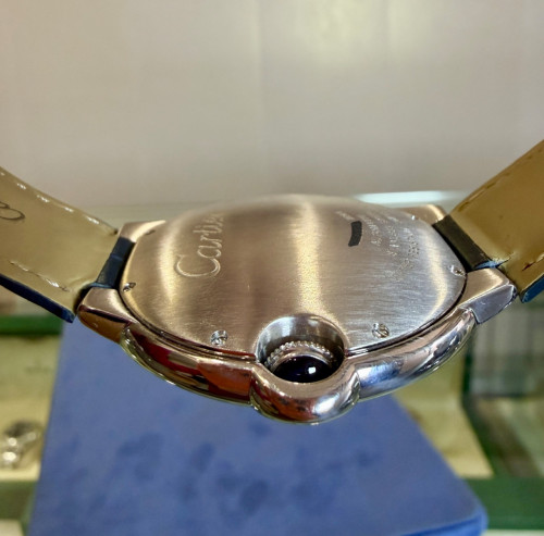 CARTIER BALLON BLEU 3001 42mm SS Silver Dial