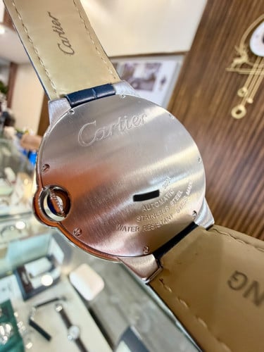 CARTIER BALLON BLEU 3001 42mm SS Silver Dial