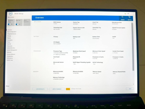 Dell XPS 13 Evo Core i7 Gen SN / 16GB RAM / 512GB SSD