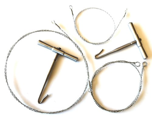 Gigli Saw Wire with Handle and Bailey Gigli Saw Guide Bend and Straight Orthopedics Instruments