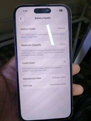 iPhone 15 តួស្អាត 99% 329$