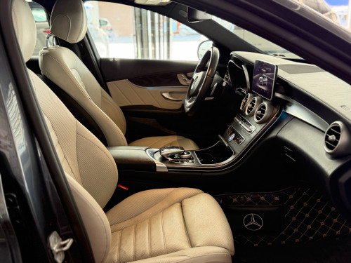 Mercedes C300 AMG 2015 ពណ៌ប្រផេះ គុជភ្លោះ Full ✅