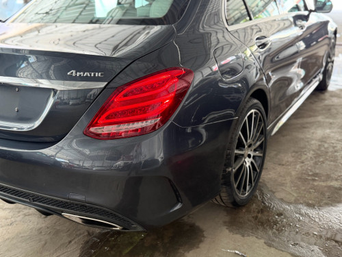 Mercedes C300 AMG 2015 ពណ៌ប្រផេះ គុជភ្លោះ Full ✅