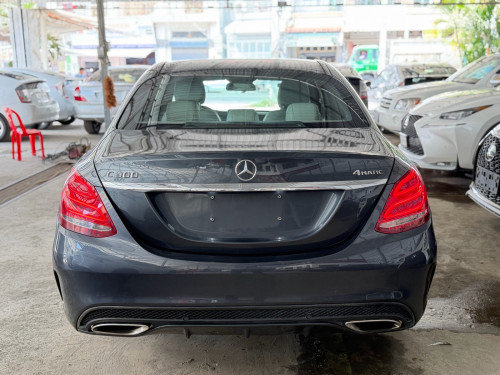 Mercedes C300 AMG 2015 ពណ៌ប្រផេះ គុជភ្លោះ Full ✅