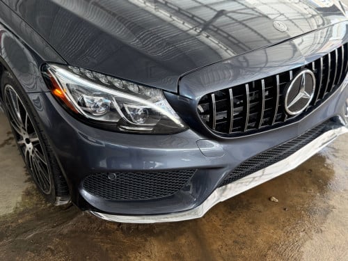 Mercedes C300 AMG 2015 ពណ៌ប្រផេះ គុជភ្លោះ Full ✅