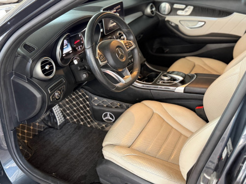 Mercedes C300 AMG 2015 ពណ៌ប្រផេះ គុជភ្លោះ Full ✅