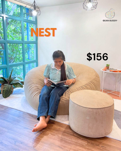Nest Bean Bag សាឡុងអង្គុយគ្រាប់ស្នោ