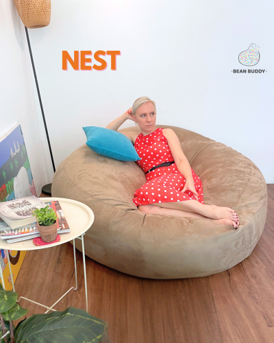 Nest Bean Bag សាឡុងអង្គុយគ្រាប់ស្នោ