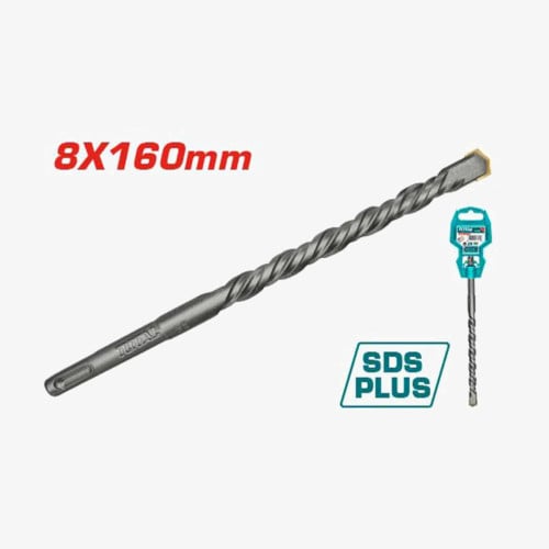 TOTAL SDS Plus Hammer Drill Bit 8.0 mm × 160 mm (TAC310802C)