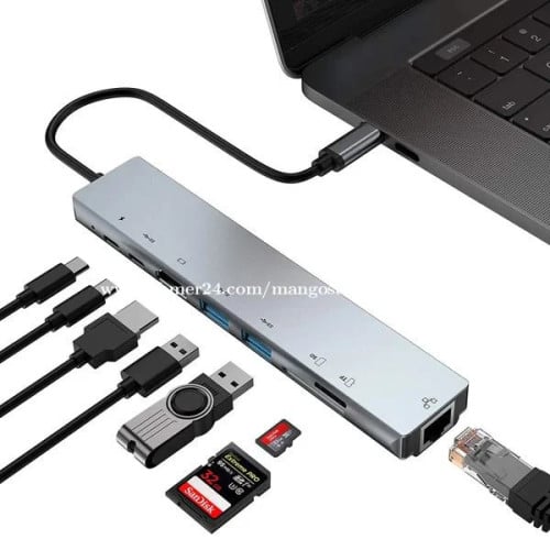 USB 3.0 and USB C hub ( 8 in 1 )
