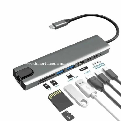 USB 3.0 and USB C hub ( 8 in 1 )