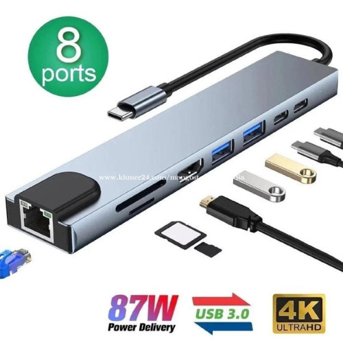 USB 3.0 and USB C hub ( 8 in 1 )