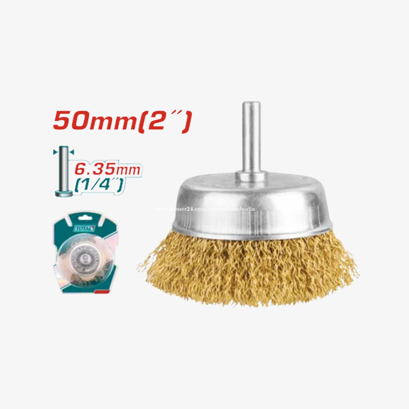 TOTAL Wire Cup Brush 50mm (2") – TAC33021