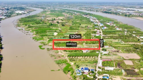ដីលក់ជាប់ទន្លេបាសាក់ នៅកោះអន្លង់ចិន