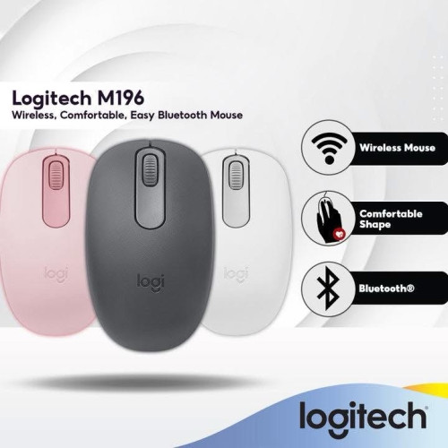 💓Logitech Bluetooth Mouse M196✅