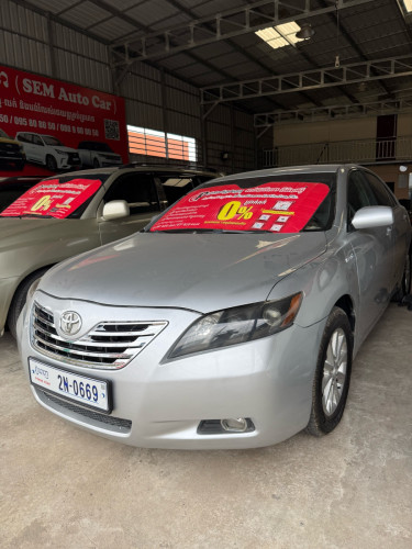 🚔 ឃ្លាំងលក់រថយន្ត សេម អូតូ ខា💰មានសេវាកម្មបង់រំលស់100% បង់120$-250$🚗Toyota  Camry hybrid 2007