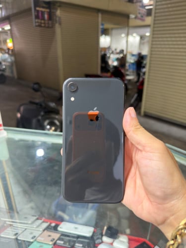 iPhone XR Black LL/A HD64GB Phone Condition 90% 🔋78% , ម៉ាស៊ីនសានុំណែន