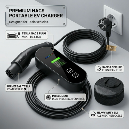 Tesla Model 3/Y USA Car charger 3.5kw/7kw