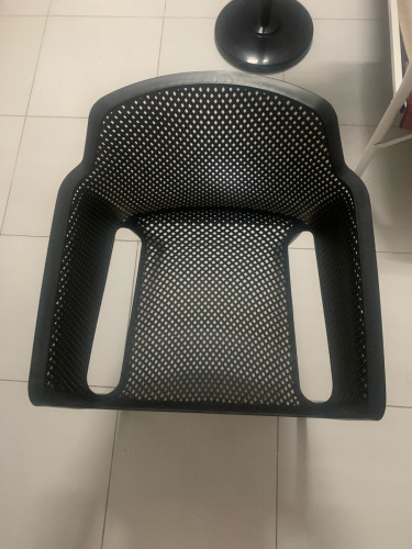 Used Plastic Chair Black in very good condition