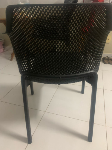 Used Plastic Chair Black in very good condition