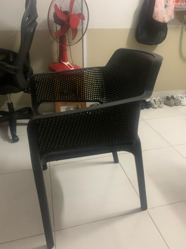 Used Plastic Chair Black in very good condition