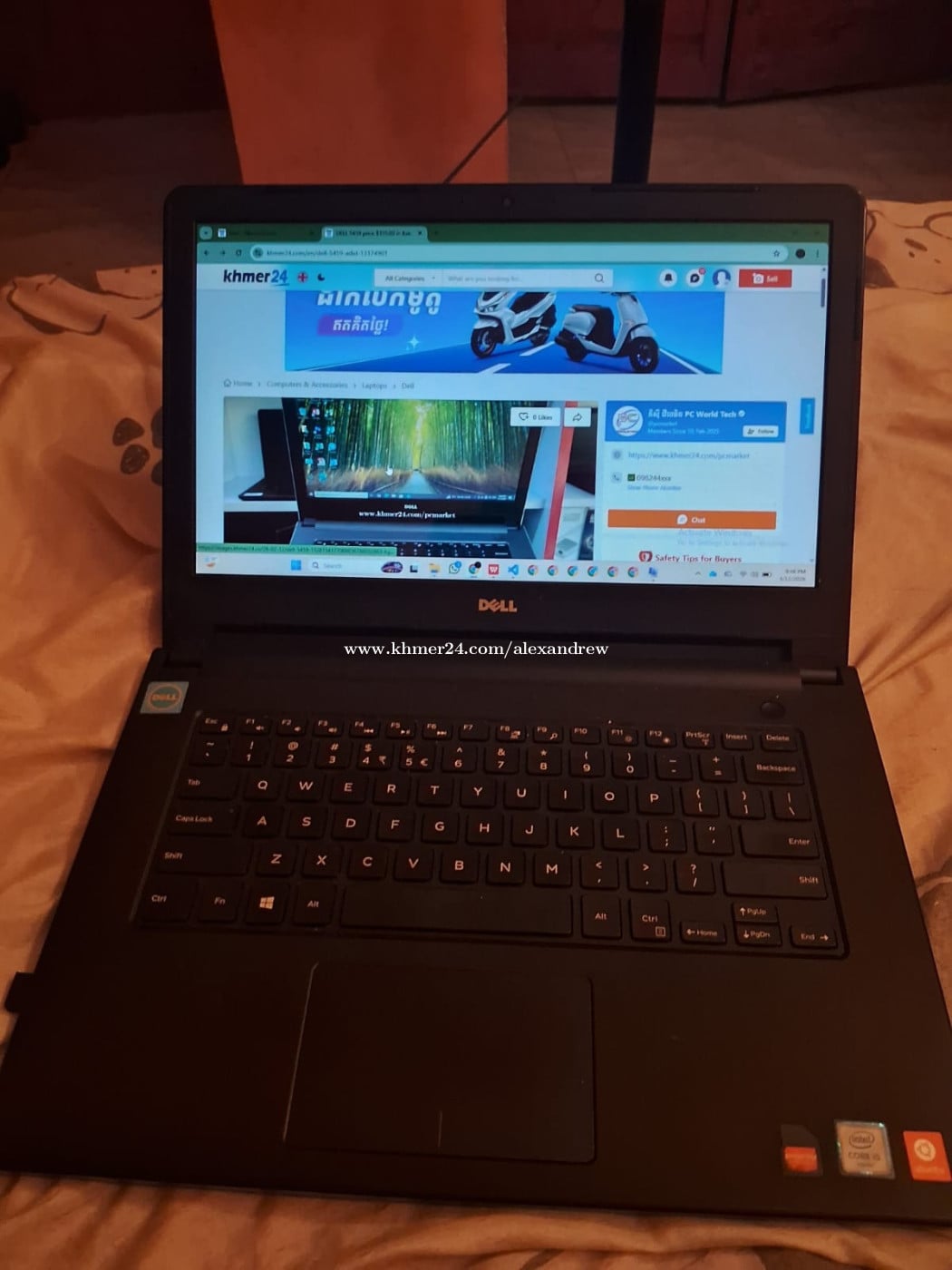 Dell Inspiron 5459 i5 6th Gen 8GB RAM 128GB SSD 500GB HDD 14" Laptop with Accessories