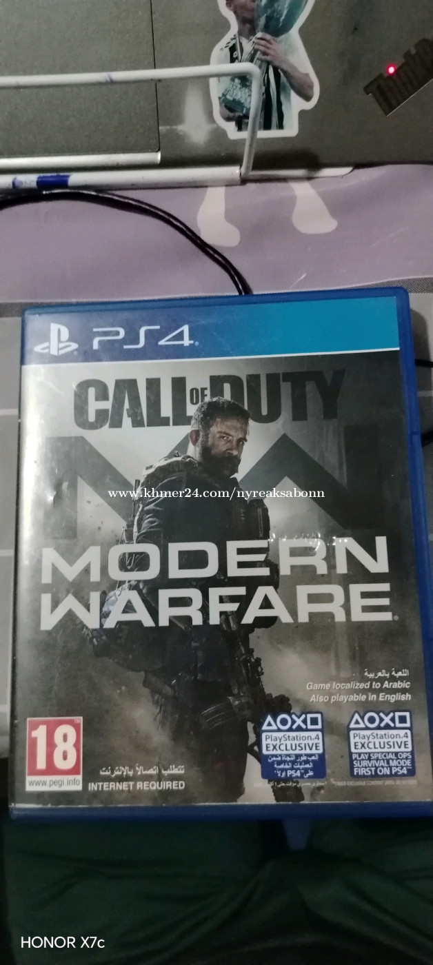 Ps4 cod modern warfare price $13.00 in Nirouth, Chbar Ampov, Phnom Penh ...