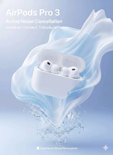 កាស់ Airpods pro3 ANC TOP GRADE