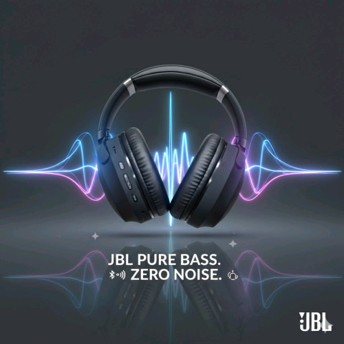 កាសក្តោប JBL  គុណភាពសំឡេងខ្លាំងថ្មកាន់