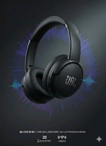 កាសក្តោប JBL  គុណភាពសំឡេងខ្លាំងថ្មកាន់