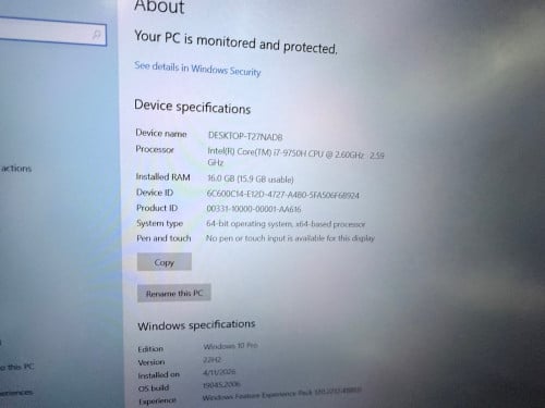 Core i7-9750K
