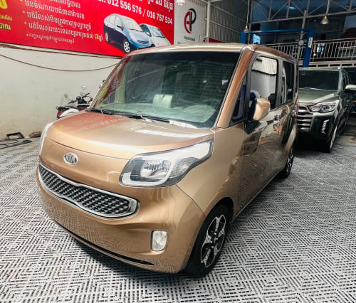 Kia ray 2012 Full Option ពេញ សាំង+ហ្គាស ស្រីន
