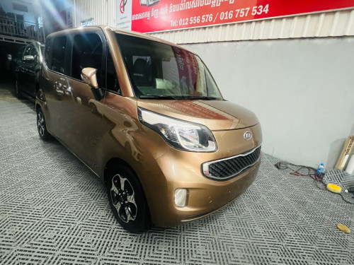 Kia ray 2012 Full Option ពេញ សាំង+ហ្គាស ស្រីន