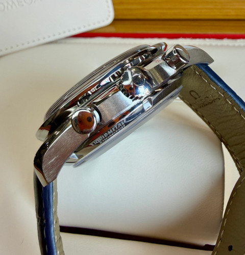 Omega Speedmaster Moonphase 💙Blue Dial 44mm Full Set