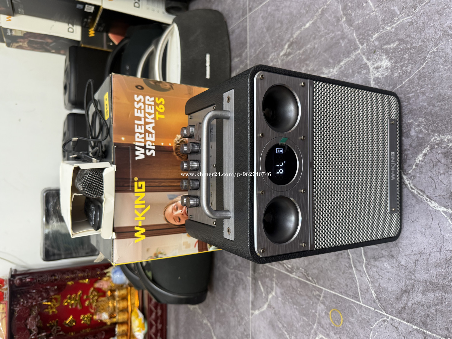 W King T6s 98% Full មួយទឹកស្អាតថ្មកាន់សំឡេងល្អ