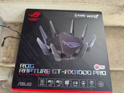 លក់ស្ដេច router asus rog  មួយទឹកនៅថ្មី
