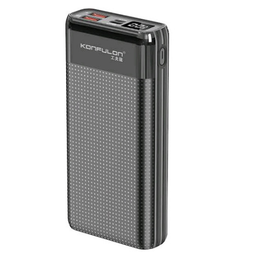 22.5W 20000mah powerbank black color