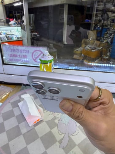Iphone17PM 256G XA battery 100% សាកបាន 16ដង