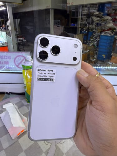 Iphone17PM 256G XA battery 100% សាកបាន 16ដង