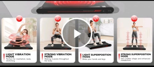 ម៉ាស៊ីន​រត់ហាត់ប្រាណ Treadmill (Walking & Vibration Pad)