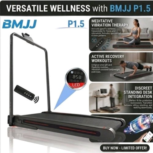 ម៉ាស៊ីន​រត់ហាត់ប្រាណ Treadmill (Walking & Vibration Pad)