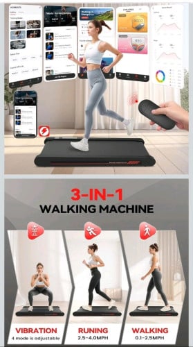 ម៉ាស៊ីន​រត់ហាត់ប្រាណ Treadmill (Walking & Vibration Pad)