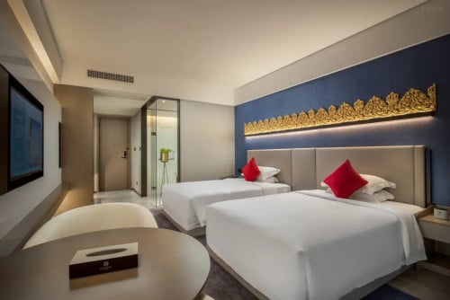 60$/យប់ Deluxe Twin Room