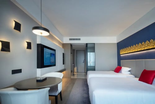 60$/យប់ Deluxe Twin Room