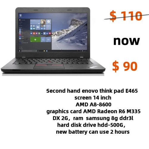 Second hand laptop កុំព្យូទ័រយួរដៃមួយទឹក