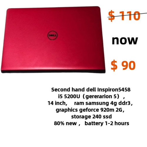 Second hand laptop កុំព្យូទ័រយួរដៃមួយទឹក