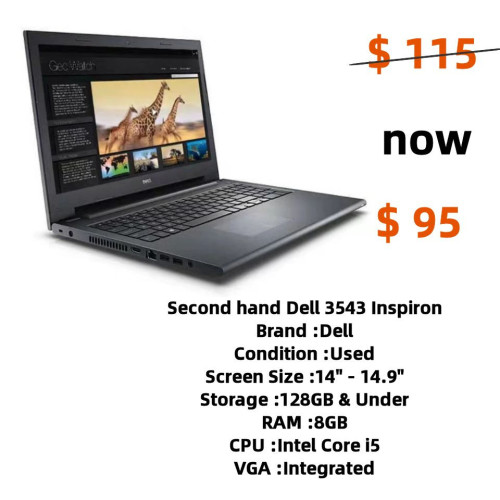 Second hand laptop កុំព្យូទ័រយួរដៃមួយទឹក