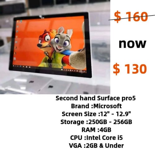 Second hand laptop កុំព្យូទ័រយួរដៃមួយទឹក